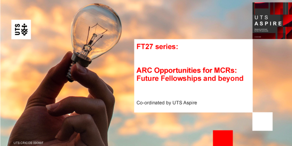 ARC Opportunities for MCRs: Future Fellowships and beyond