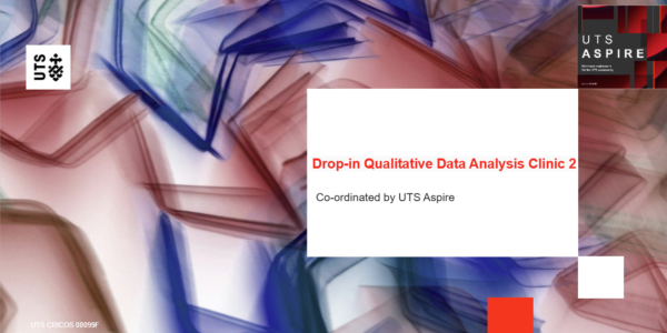 Drop-in Qualitative Data Analysis Clinic 2