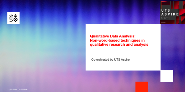 Non-word-based techniques in qualitative research and analysis