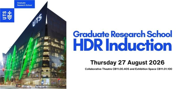 GRS HDR Induction: Being a research candidate at UTS, Research Session 2, 2026