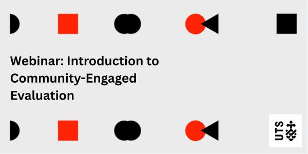 Webinar: Introduction to Community Engaged Evaluation