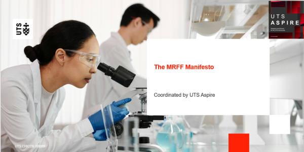 The MRFF Manifesto