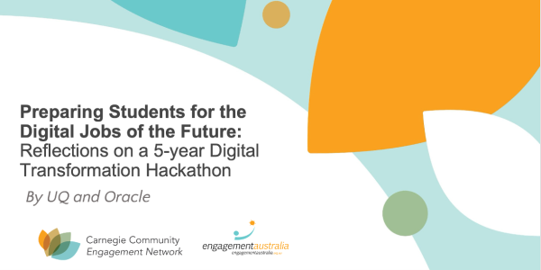 Preparing Students for the Digital Jobs of the Future: Reflections on a 5-year Digital Transformation Hackathon