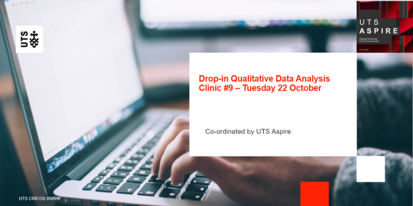 Drop-in Qualitative Data Analysis Clinic #9