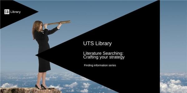 Literature Searching: Crafting your strategy - 16 September 2025