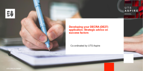 Developing your DECRA (DE27) application: Strategic advice on success factors