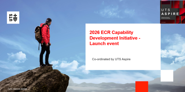 2026 ECR Capability Development Initiative - Launch event