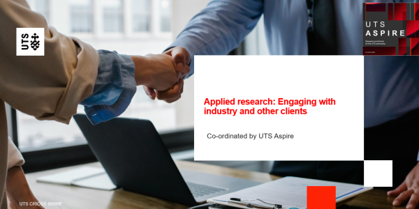 Applied research: Engaging with industry and other clients