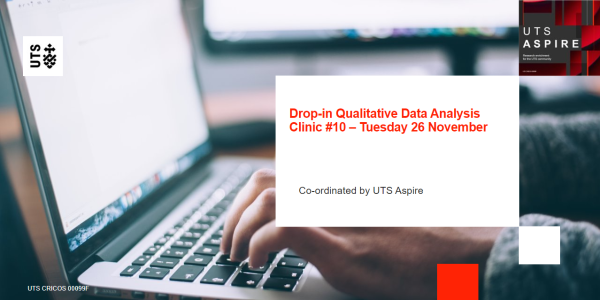 Drop-in Qualitative Data Analysis Clinic #10