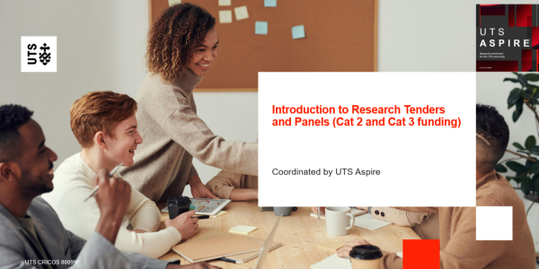 Introduction to Research Tenders and Panels (Cat 2 and Cat 3 funding)