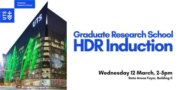 HDR Induction: Being a research student at UTS, Research Session 1, 2025