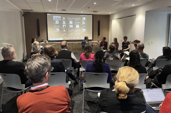 Audience at research leadership session