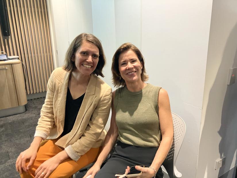 Dr Laura Droessler with Selena Boyfield