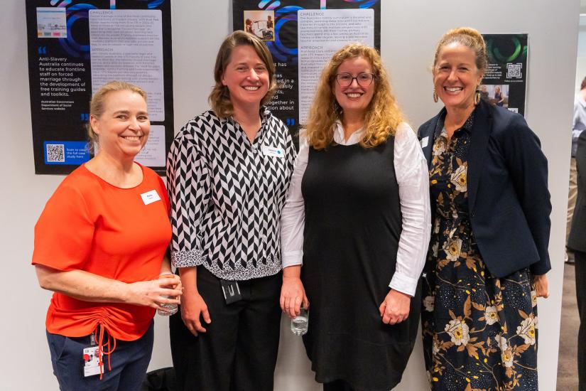 Prof Penny Martens, Catherine McElhone, Prof Kate McGrath and Melita Grant